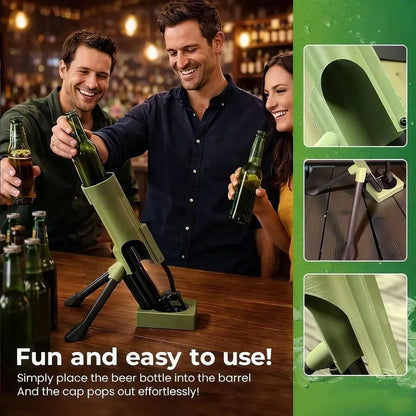 Mortar Cap Launcher Bottle Opener for Party Bar Decor🚀