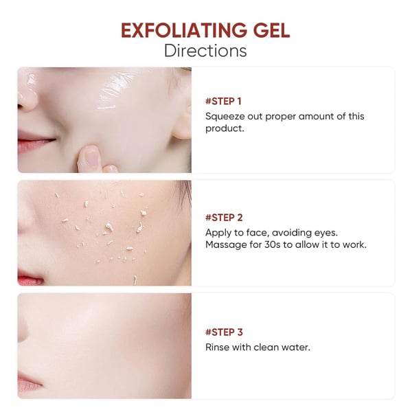 Purifying Exfoliating Gel | Gentle Dead Skin Remover, Pore Minimizing Brightening Exfoliator🔥
