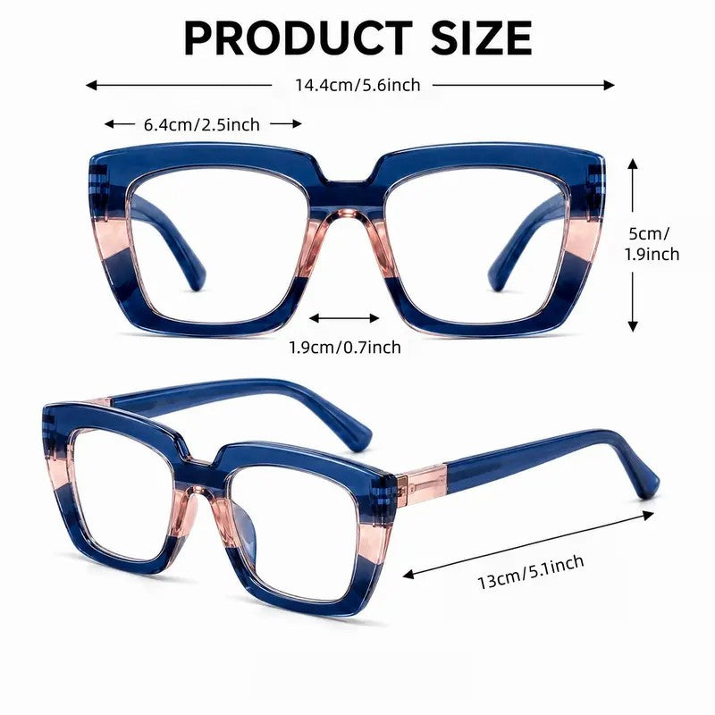 Unisex Progressive Multifocal Photochromic Reading Eyeglasses, UV-Protective Photochromic Lenses 👓