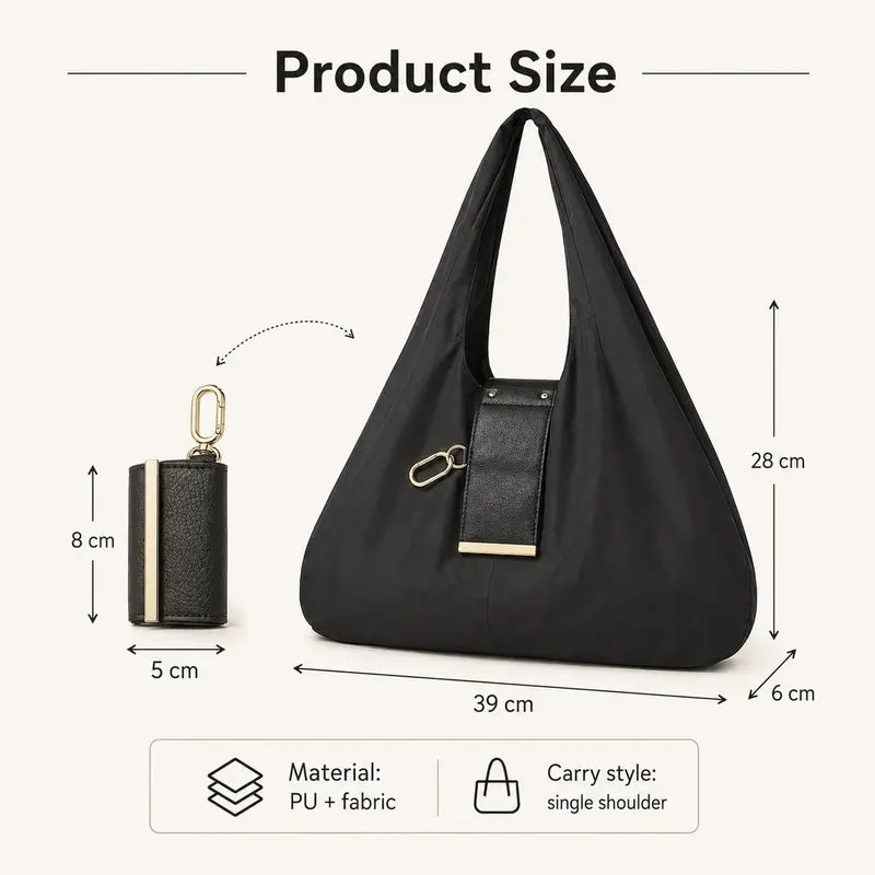 Compact Foldable Keychain Tote Bag,Daily Errands & On-the-Go Use🛍️