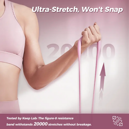 Resistance Bands Figure 8 Exercise Bands for Women 💪