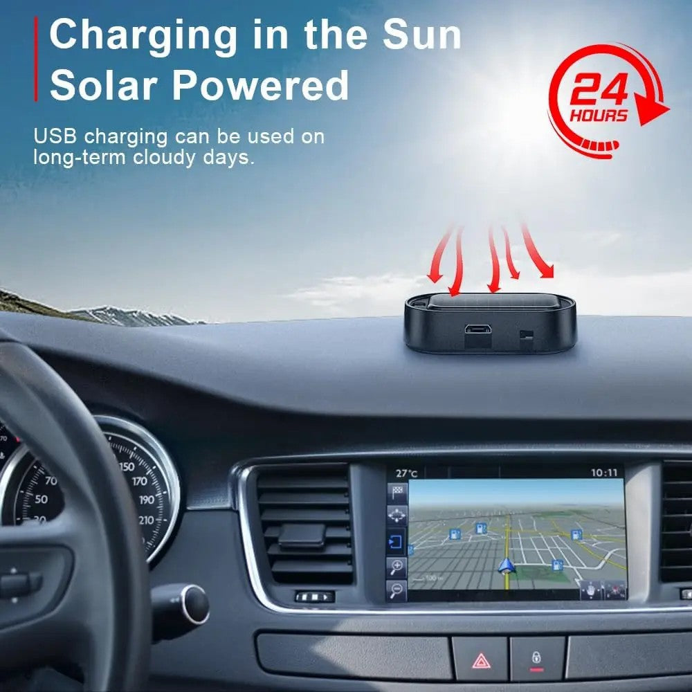 2PCS Solar Powered Fake Car Alarm Light, Auto Light Sensor LED Simulated Security Warning Light🚨
