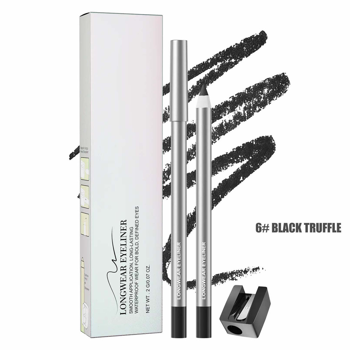 Waterproof Gel Eyeliner Pencil with Ultra Smooth Creamy Glide ✨