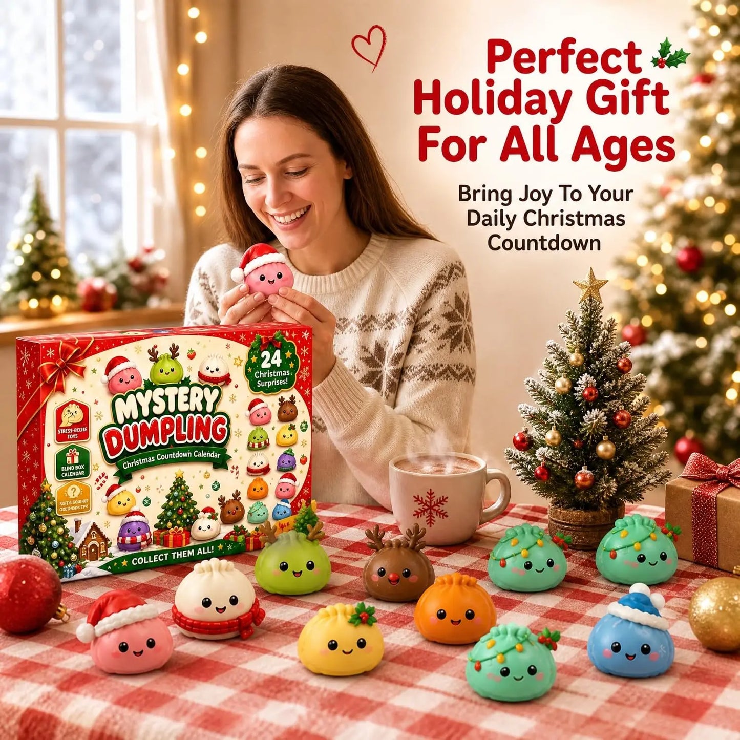 Christmas Squishy Advent Calendar 2026 Countdown Calendar🥰