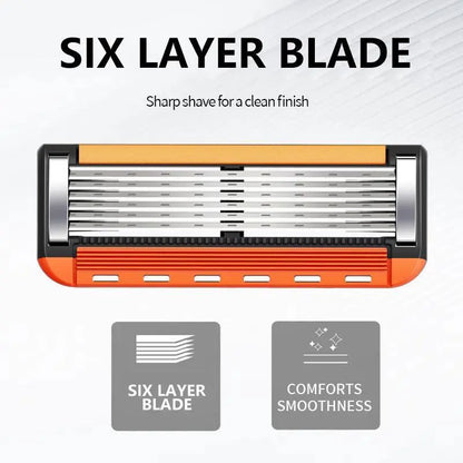 Men's Unscented Precision Razor Blade Replacement Handheld Kit🪒