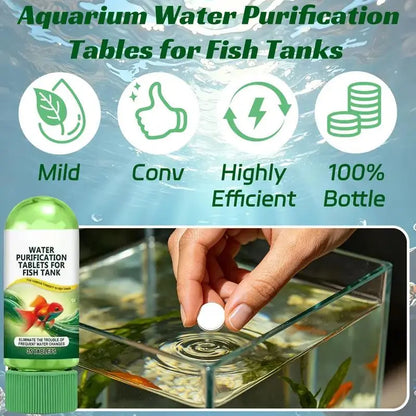 Aquarium Water Purification Tablets, Water Quality Dedicated To Clean🐟