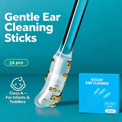 Sticky Ear Cleaning Stick for Adults, Reusable Sticky Ear Cleaner Picks👂✨