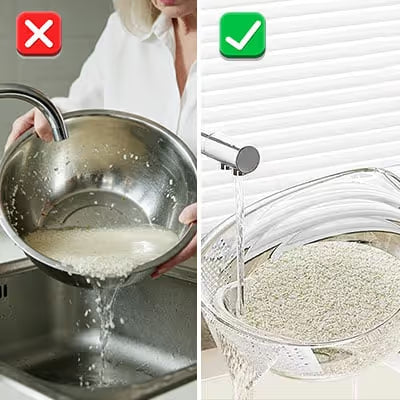 Aesthetic Multifunctional Rice Strainer with Handle🙌
