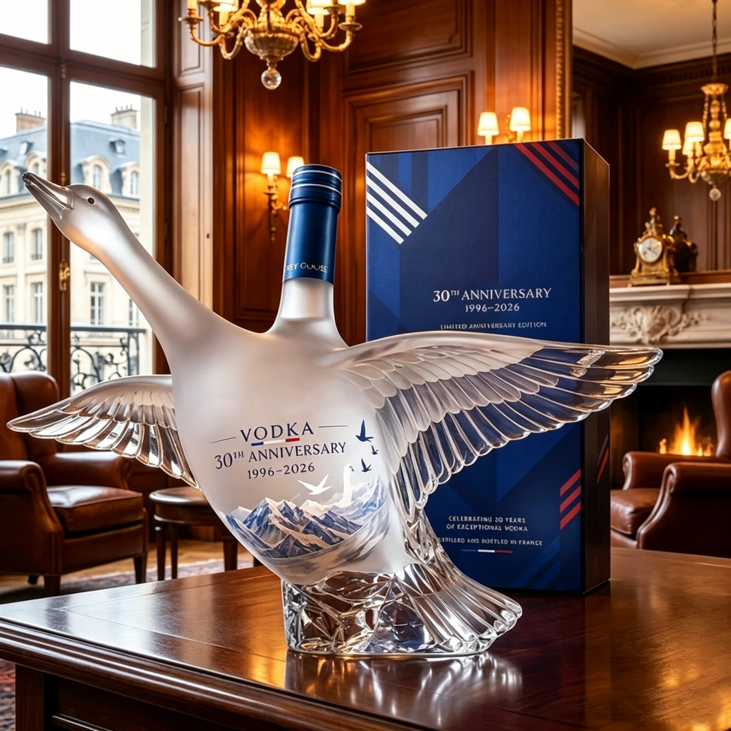 30th Anniversary 3D Sculpted Vodka Bottle