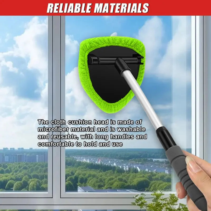 9PCS Car Window Cleaner Kit Extendable Handle Windshield Cleaning Tool🪟