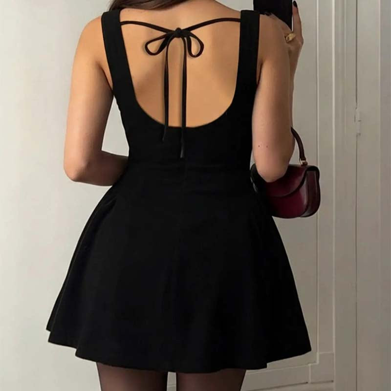 French Elegance Women's Short Fit Elegant Chic Dress, Elegant Dresses💃