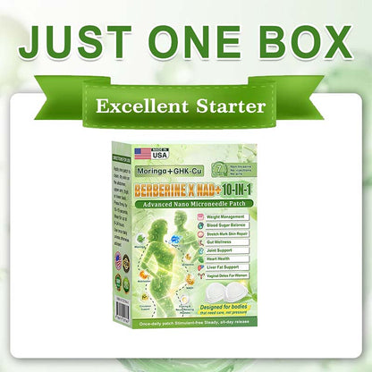 Berberine Moringa Nano Microneedle Wellness Patch🟢