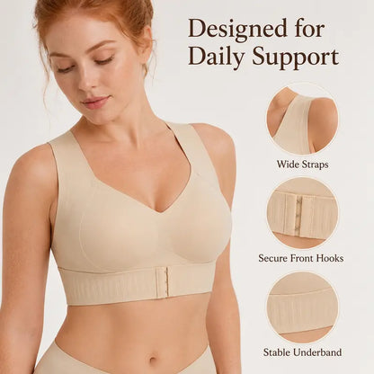 Women's Wireless Bra,Soft Breathable Non-removable Moulded Cups✨