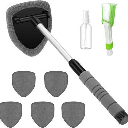 9PCS Car Window Cleaner Kit Extendable Handle Windshield Cleaning Tool🪟