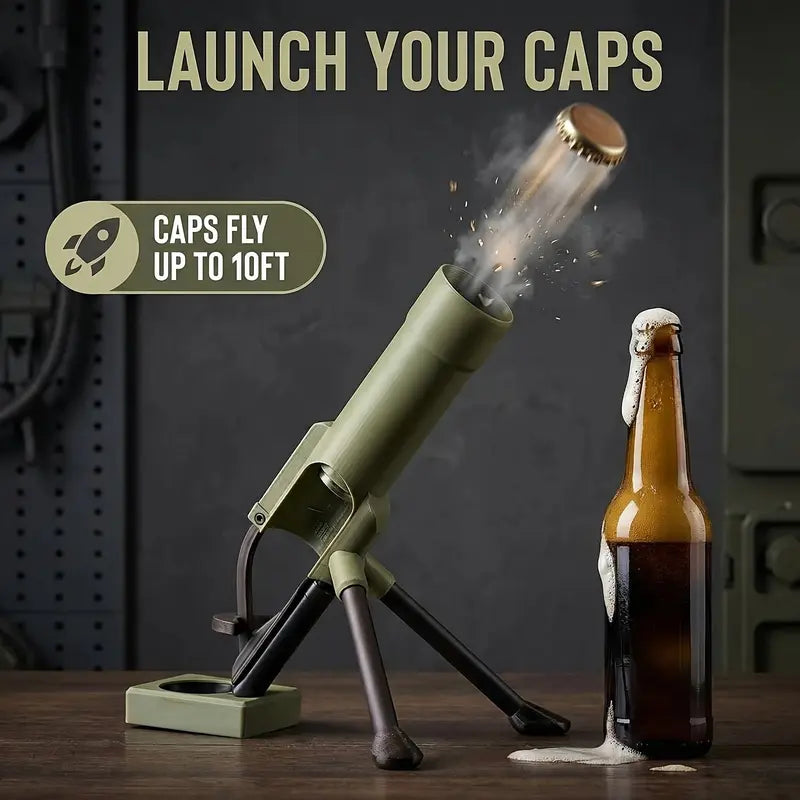 Mortar Cap Launcher Bottle Opener for Party Bar Decor🚀