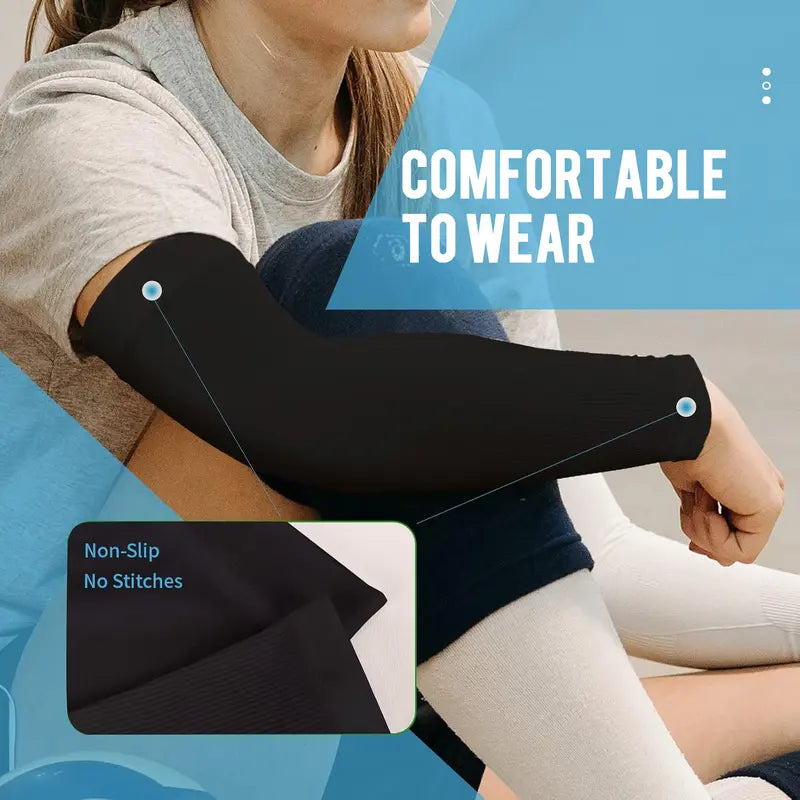UPF50+ Cooling UV Arm Sleeves for Men Women Youth, Football Sun Covers☀️