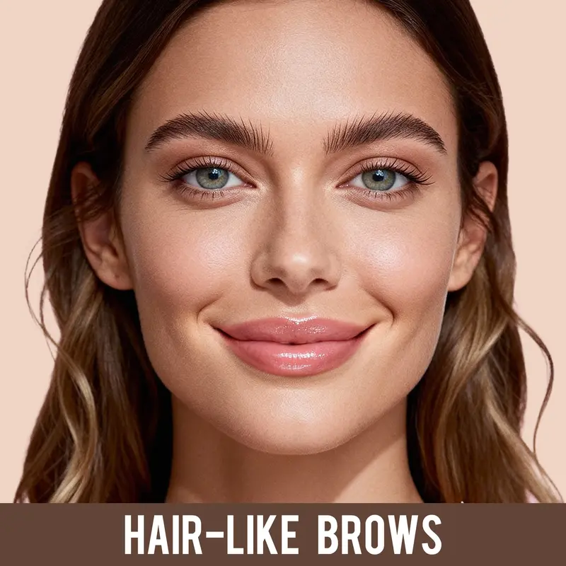2-Pack Eyebrow Pens – Best Value Brow Pen Set, 4-Tip Natural Hair-Like Strokes, All-Day Wear🖌️