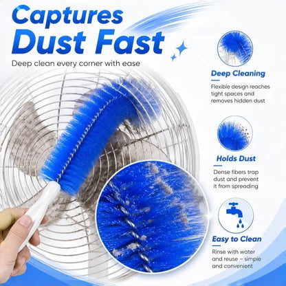 Multi-Purpose Bendable Gap Dust Cleaning Brush for Car & Household, 2 Pack🧹