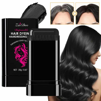Disposable Hair Dye Stick, Covers Gray Hair, Waterproof and Sweatproof💇