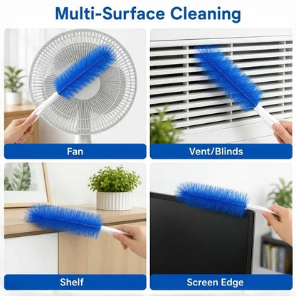 Multi-Purpose Bendable Gap Dust Cleaning Brush for Car & Household, 2 Pack🧹