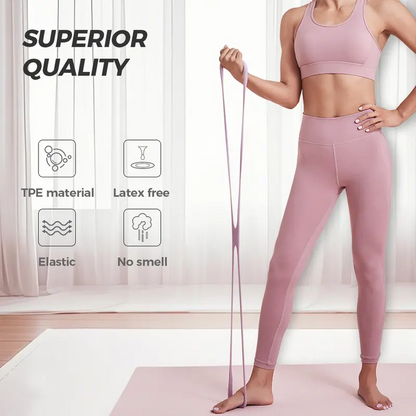 Resistance Bands Figure 8 Exercise Bands for Women 💪