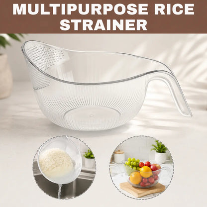 Aesthetic Multifunctional Rice Strainer with Handle🙌