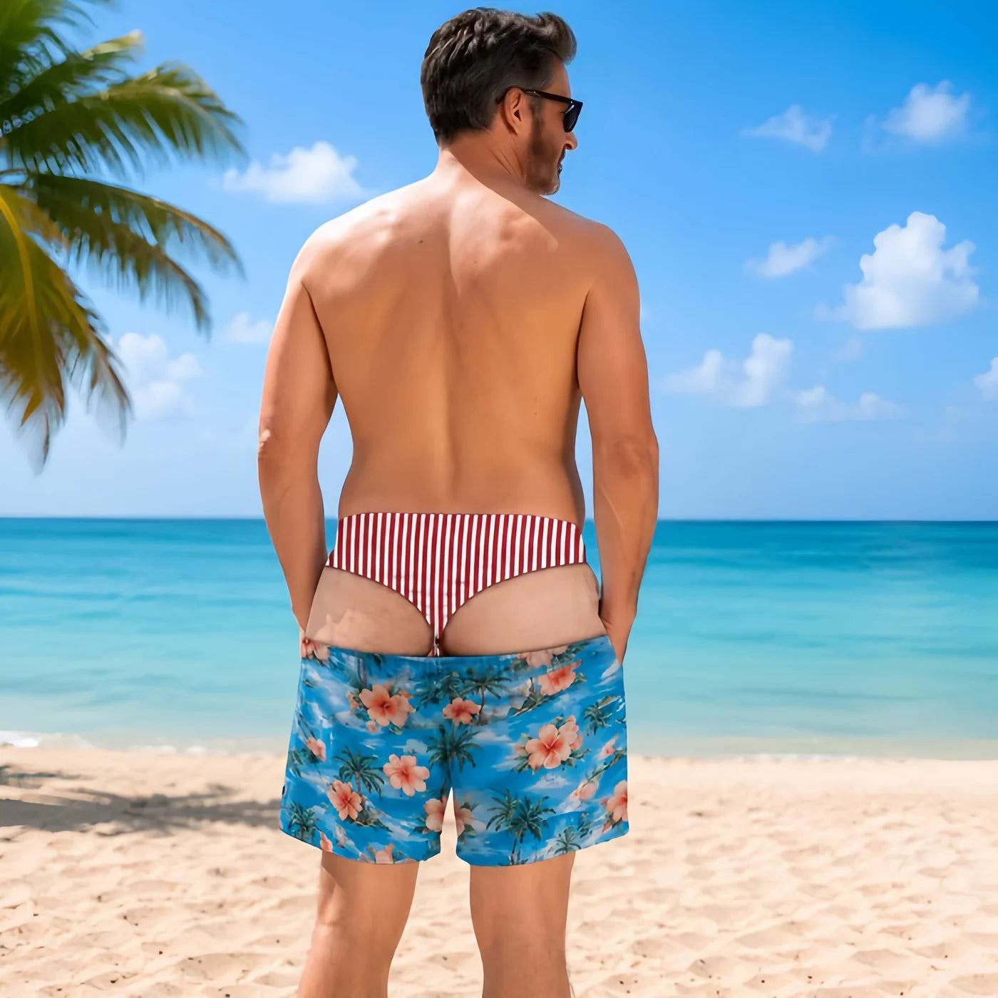 GotchyaTM Prank Swim Trunks😂🌊🔥