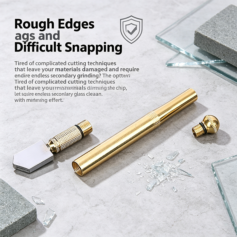 Diamond Head Glass Cutter Tool for 3-15mm Glass & Mirrors, Heavy Duty Steel Blade🛠️