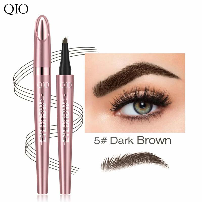 🖌️ Waterproof Micro-Fork Brow Pencil – Natural Hair-Like Brows👁️