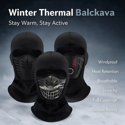 Unisex Fleece Full Face Balaclava Ski Mask - Windproof, Anti-Haze, Soft Sports & Outdoor Hat 🧢💨