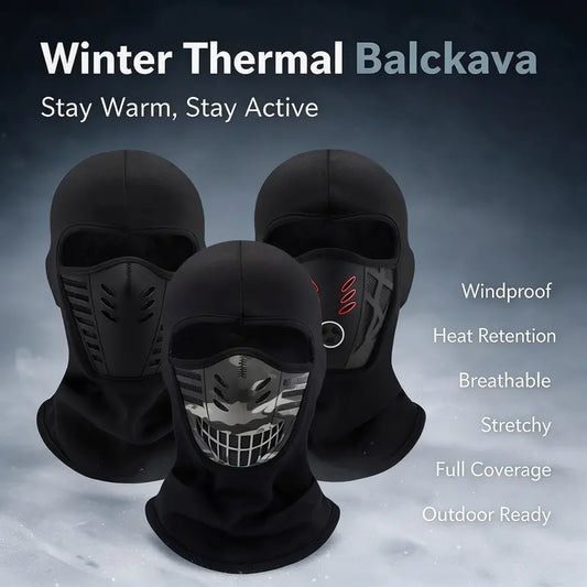 Unisex Fleece Full Face Balaclava Ski Mask - Windproof, Anti-Haze, Soft Sports & Outdoor Hat 🧢💨