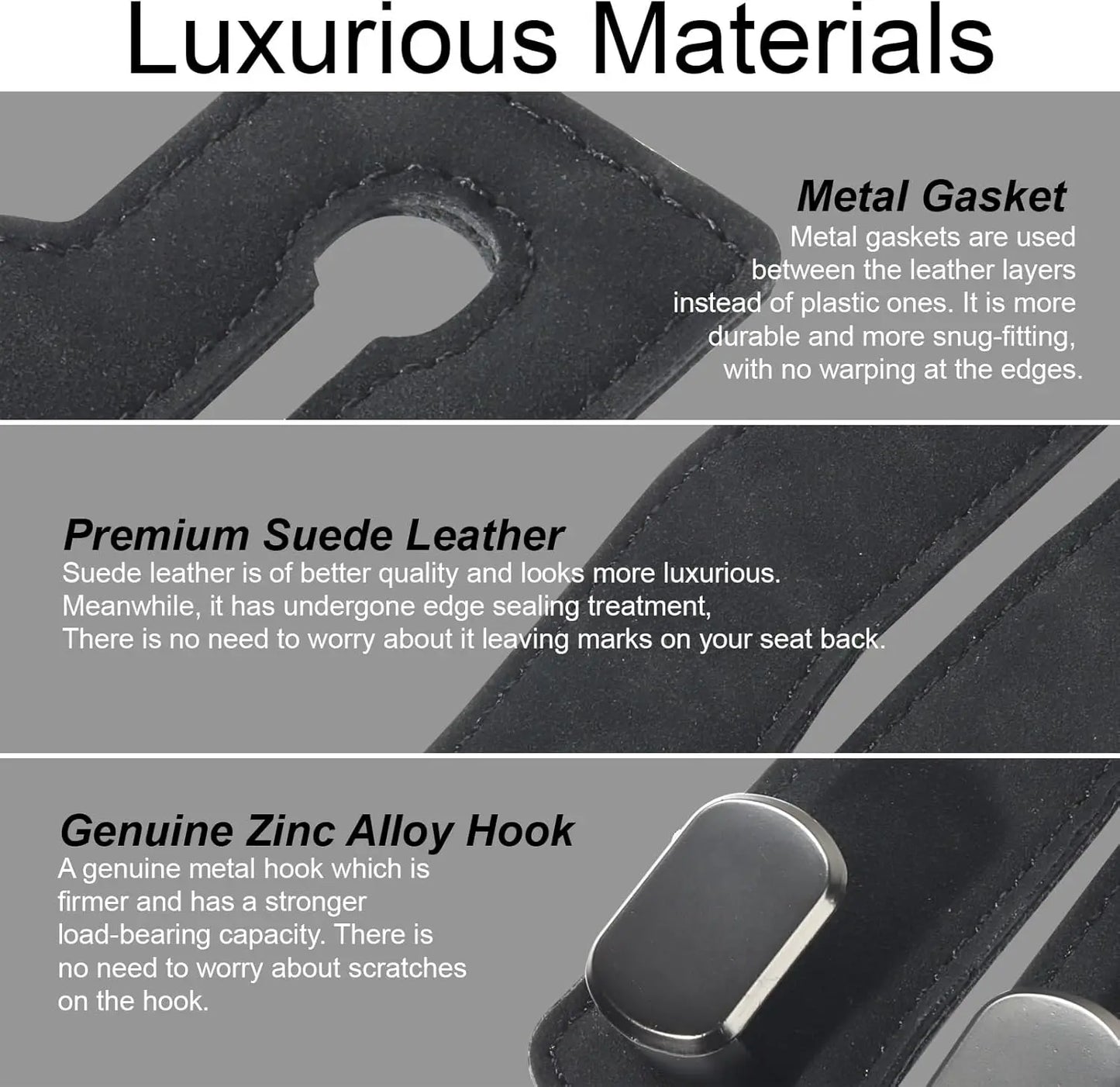 Car Purse Hook Purse Hook for Car Seats Headrest Car Seat Hooks,Heavy Duty Vehicle Organizer👜
