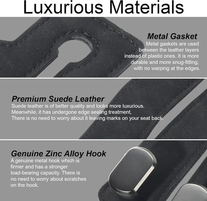 Car Purse Hook Purse Hook for Car Seats Headrest Car Seat Hooks,Heavy Duty Vehicle Organizer👜