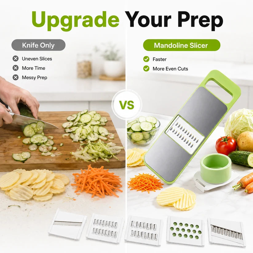 The Perfect Kitchen Gift: 5-in-1 Vegetable Cutter & Cheese Grater🥗