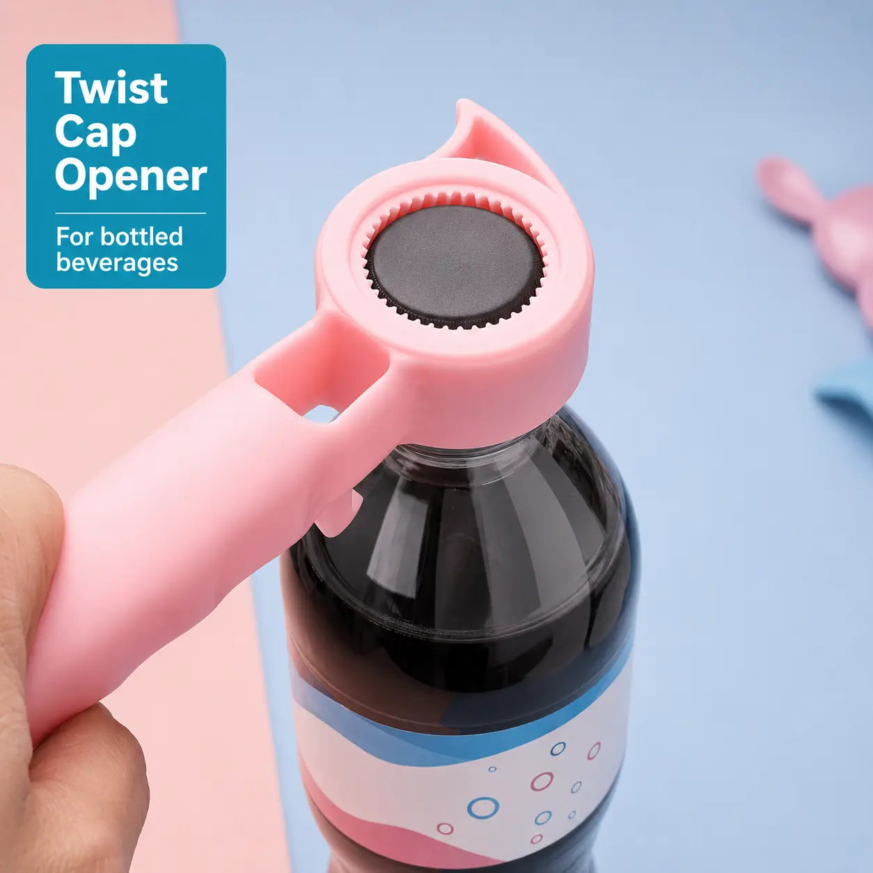 4-in-1 Multi-Function Bottle & Jar Opener, Bunny-Shaped Kitchen Opener Tool  🐰