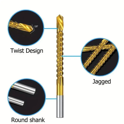 6 Counts Multi-Purpose Metalworking Drill Bits for Boring, Cutting and Polishing🛠️