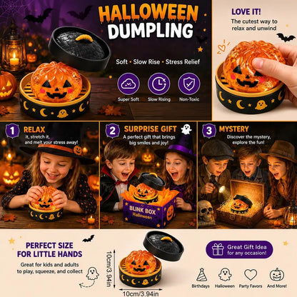 Cute Halloween scary ghost Marukosqueeze toy set, portable stressrelief hand squeeze toys👻