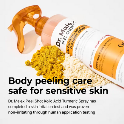 [Dr.Malex Official] 200ml Peel Shot Keratin Care Kojic Acid Turmeric Spray ✨