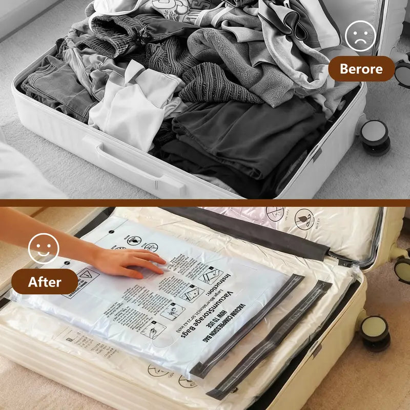 Cordless Travel Vacuum Storage Compression Bag Set🧳