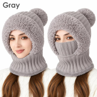 Girls' 3-in-1 Fleece Winter Balaclava - Keep Warm Face Covers & Mask 👧❄️