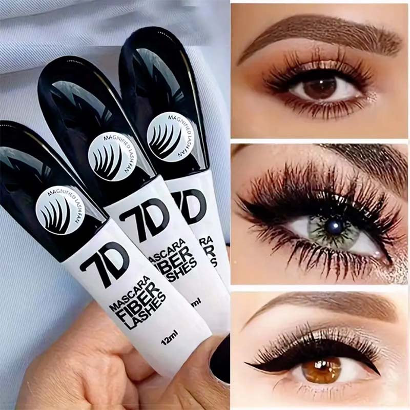 7D Silk Fiber Black Lengthening Mascara  - Adult Beauty Makeup👁️✨