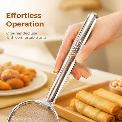 2-in-1 Oil-Frying Filter Clip, Kitchen Food Strainer Tongs for Fried Food🍟✨