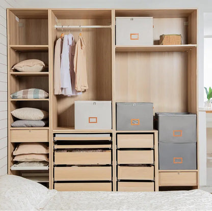 Foldable Shoe Organizer for Closet with Clear Cover, Large Stackable Shoe Storage Box✨