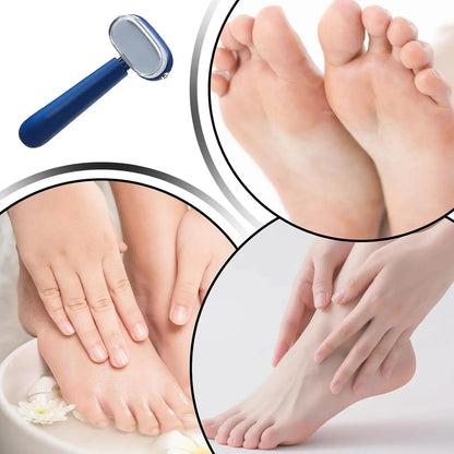 Dual‑Sided Foot Callus Remover, Replaceable Stainless Steel Blade Foot Scraper🦶