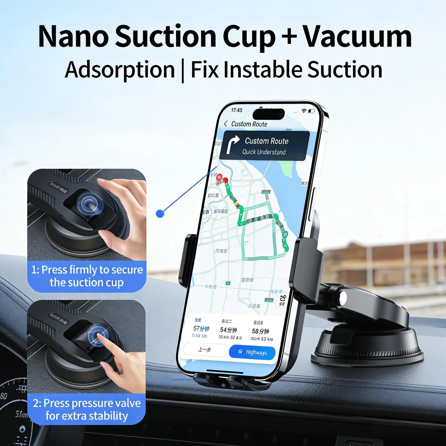 Car Phone Holder 2026 Ultimate Phone Holder for Your Car Windshield Dashboard Cell🚗 📱