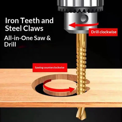 6 Counts Multi-Purpose Metalworking Drill Bits for Boring, Cutting and Polishing🛠️