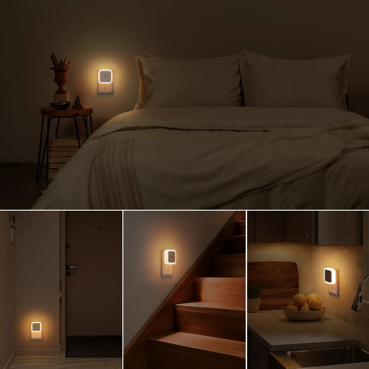 6-Pack Compact Ultra-Energy-Saving Smart LED Night Lights🛋️