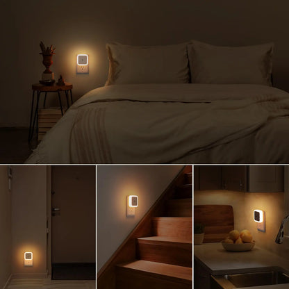 6-Pack Compact Ultra-Energy-Saving Smart LED Night Lights🛋️
