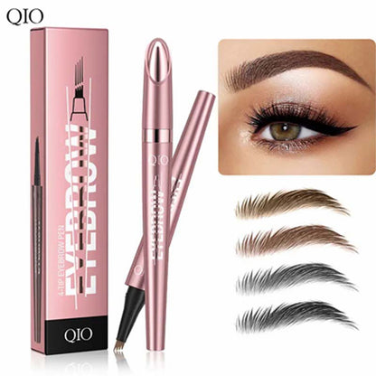 🖌️ Waterproof Micro-Fork Brow Pencil – Natural Hair-Like Brows👁️