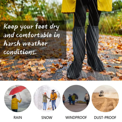 Waterproof Rain Boot Shoe Cover Non-Slip Waterproof Boot Covers 👟